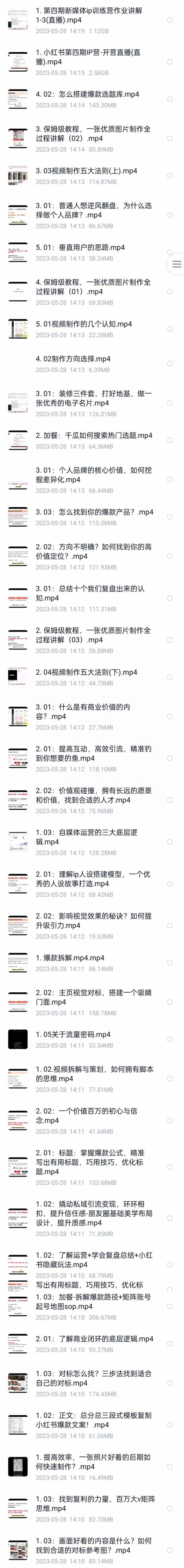 图片[2]-自媒体-成长IP训练营【第4期】：带你从0到1跑通小红书-闭环（39节）-链启库 lianqiku.com