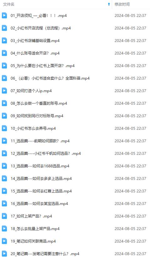 图片[1]-2024小红书电商逻辑体系实战教程分享-链启库 lianqiku.com